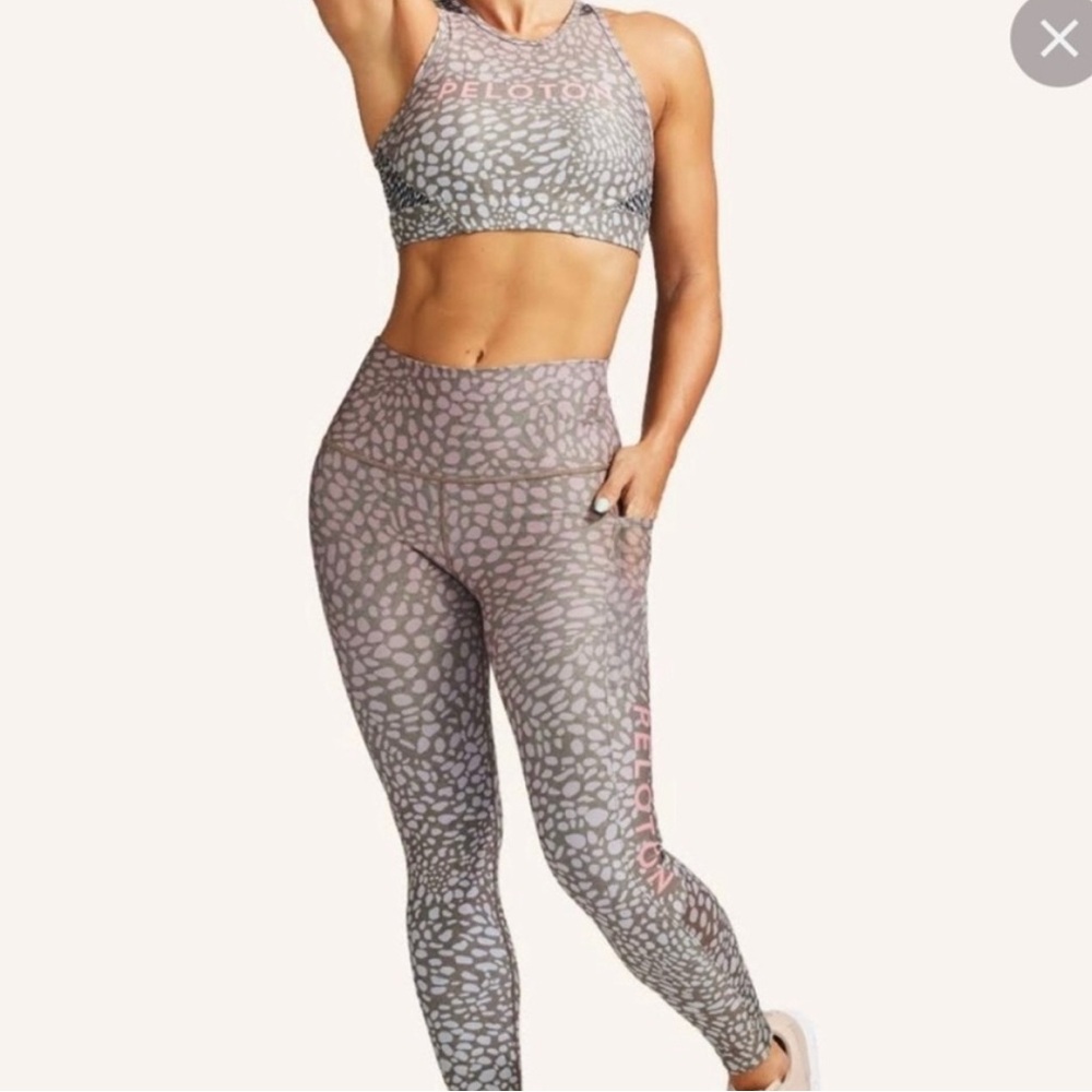 Peloton x WITH leopard Activewear Set